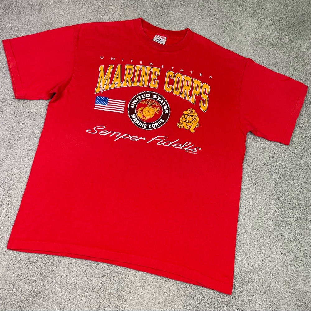 Vintage‎ 90s marine corp T-shirt